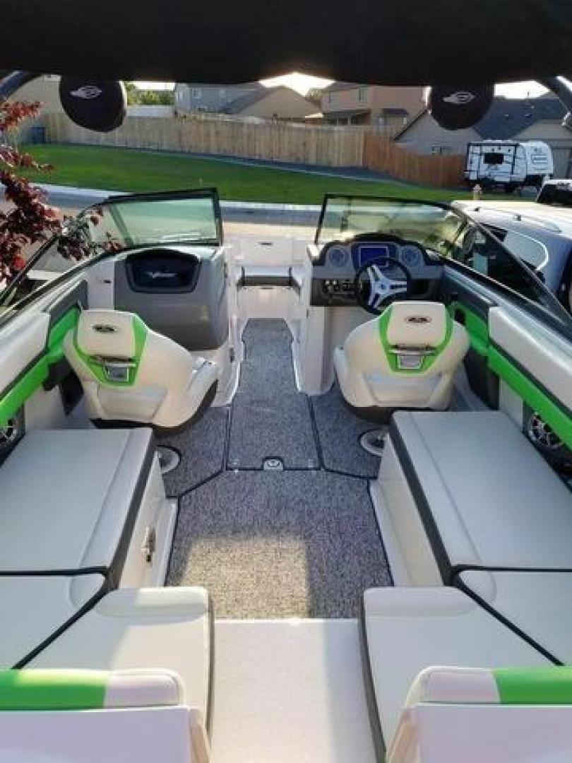 2017 Green /White CHAPARRAL VORTEX VRX 2430 (00000FGBJ01) , Automatic transmission, located at 607 W Columbia Drive, Kennewick, WA, 99336, (509) 987-1069, 46.216743, -119.126404 - THIS BEAUTIFUL BOAT IS FULLY LOADED WITH 2 ENGINES, TWIN TURBO JET, SURF GATE, TINTED WINDOWS, STANDARD SNAP-IN CARPET AND SWIM PLATFORM MAT, INTEGRATED SWIM PLATFORM WITH AFT FACING PLATFORM SEATING, FOLDING ARCH TOWER WITH SKI MIRROR, ENCLOSED HEAD, DRIVER AND PASSENGER BUCKET SEATS WITH FLIP-UP B - Photo#2