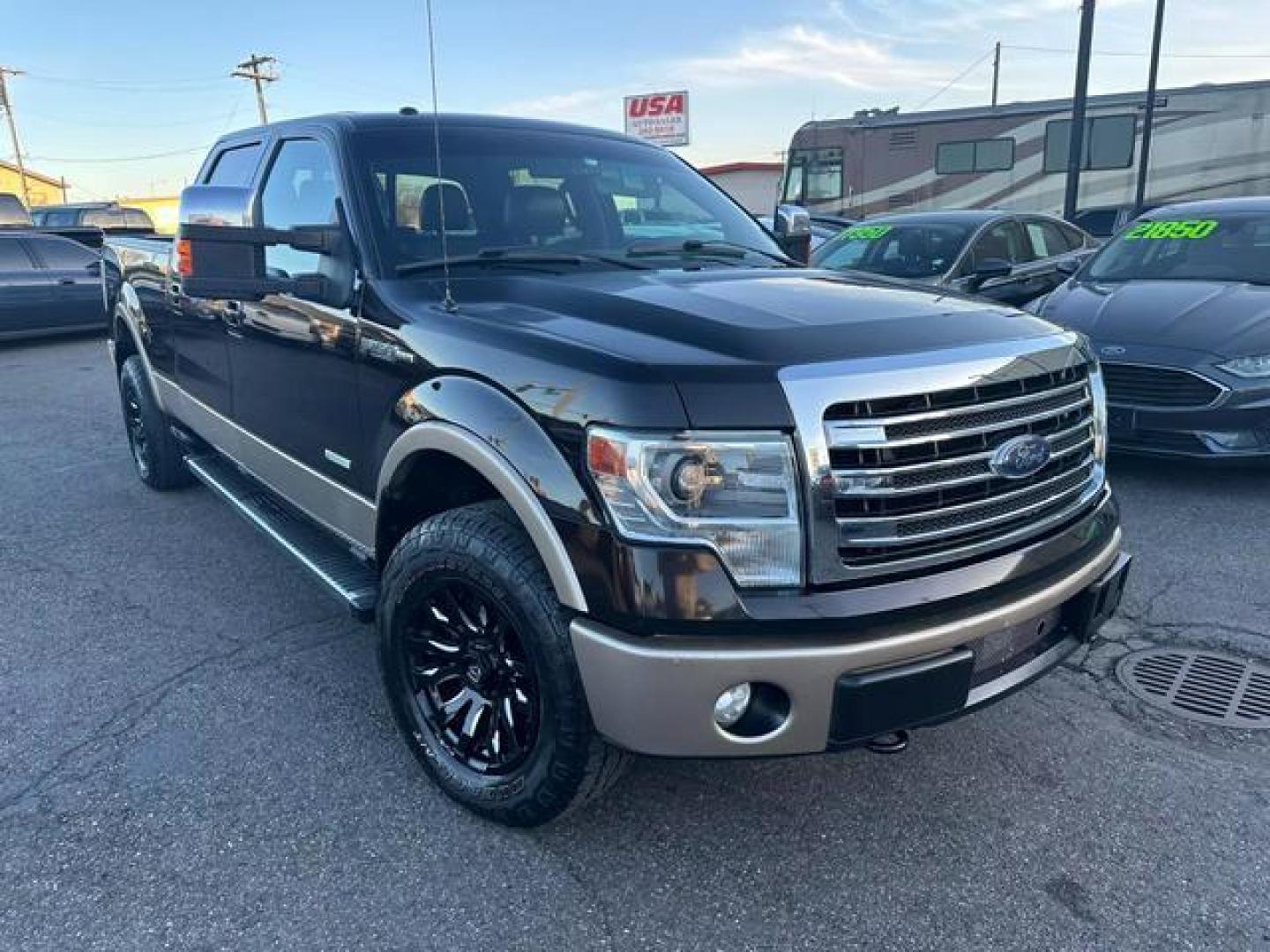 2013 Black /No Color Ford F150 SuperCrew Cab Lariat Pickup 4D 5 1/2 ft (1FTFW1ET2DK) with an V6, EcoBoost, Twin Turbo, 3.5 Liter engine, Automatic, 6-Spd transmission, located at 607 W Columbia Drive, Kennewick, WA, 99336, (509) 987-1069, 46.216743, -119.126404 - Photo#2