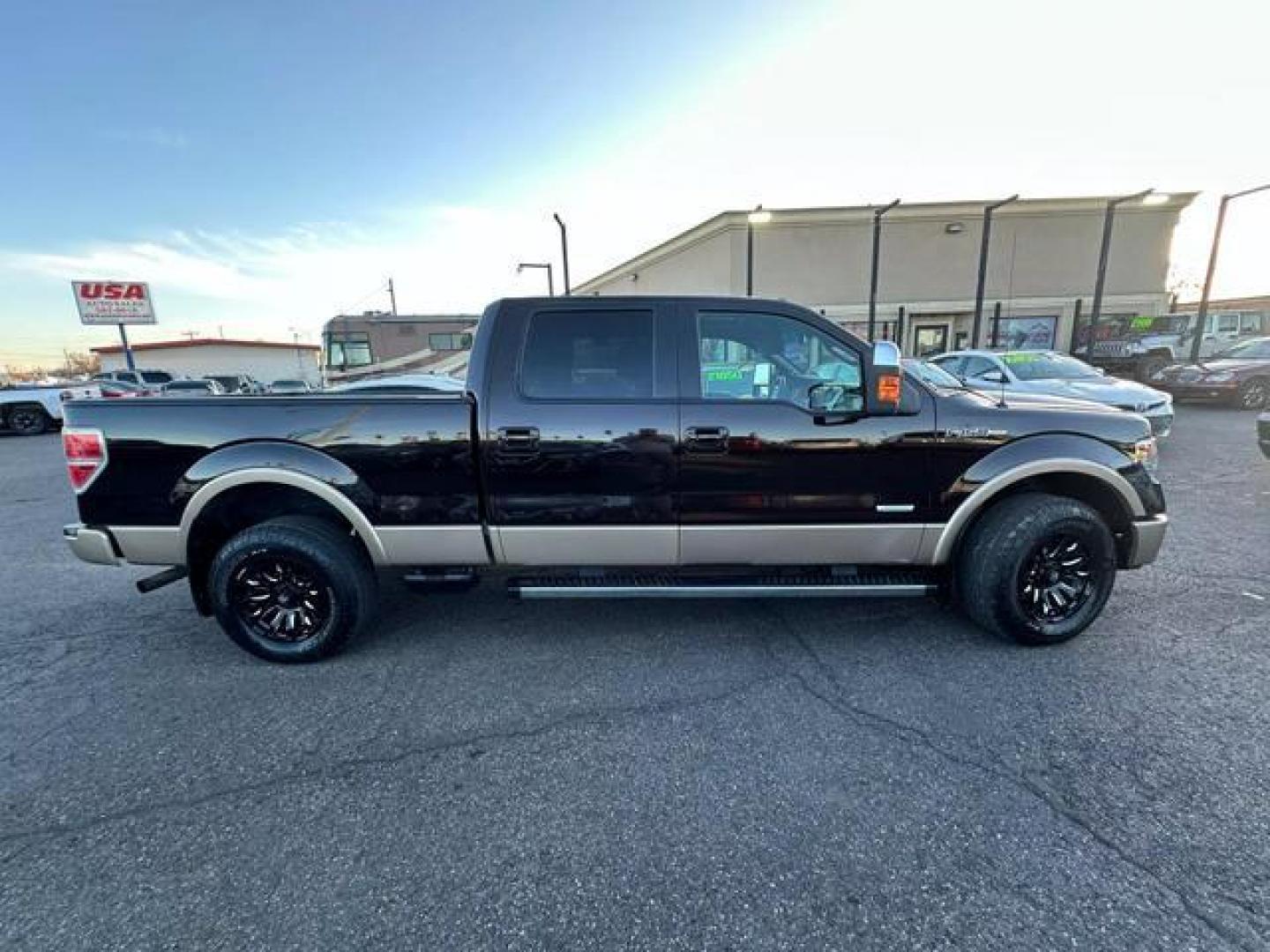 2013 Black /No Color Ford F150 SuperCrew Cab Lariat Pickup 4D 5 1/2 ft (1FTFW1ET2DK) with an V6, EcoBoost, Twin Turbo, 3.5 Liter engine, Automatic, 6-Spd transmission, located at 607 W Columbia Drive, Kennewick, WA, 99336, (509) 987-1069, 46.216743, -119.126404 - Photo#3