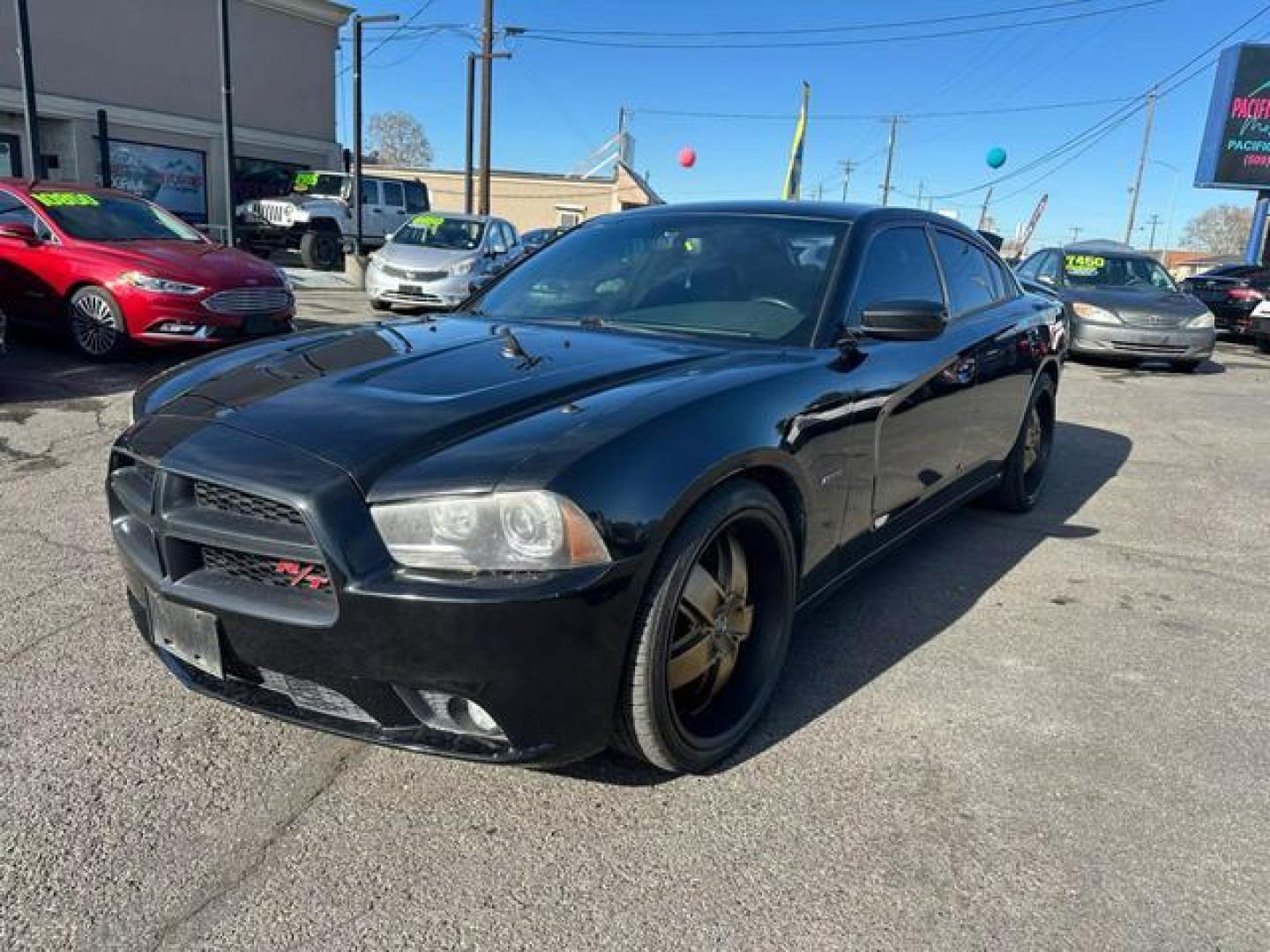 2013 Black Dodge Charger R/T Road/Track Sedan 4D (2C3CDXCT9DH) with an V8, HEMI, 5.7 Liter engine, Automatic, 5-Spd transmission, located at 607 W Columbia Drive, Kennewick, WA, 99336, (509) 987-1069, 46.216743, -119.126404 - Photo#0