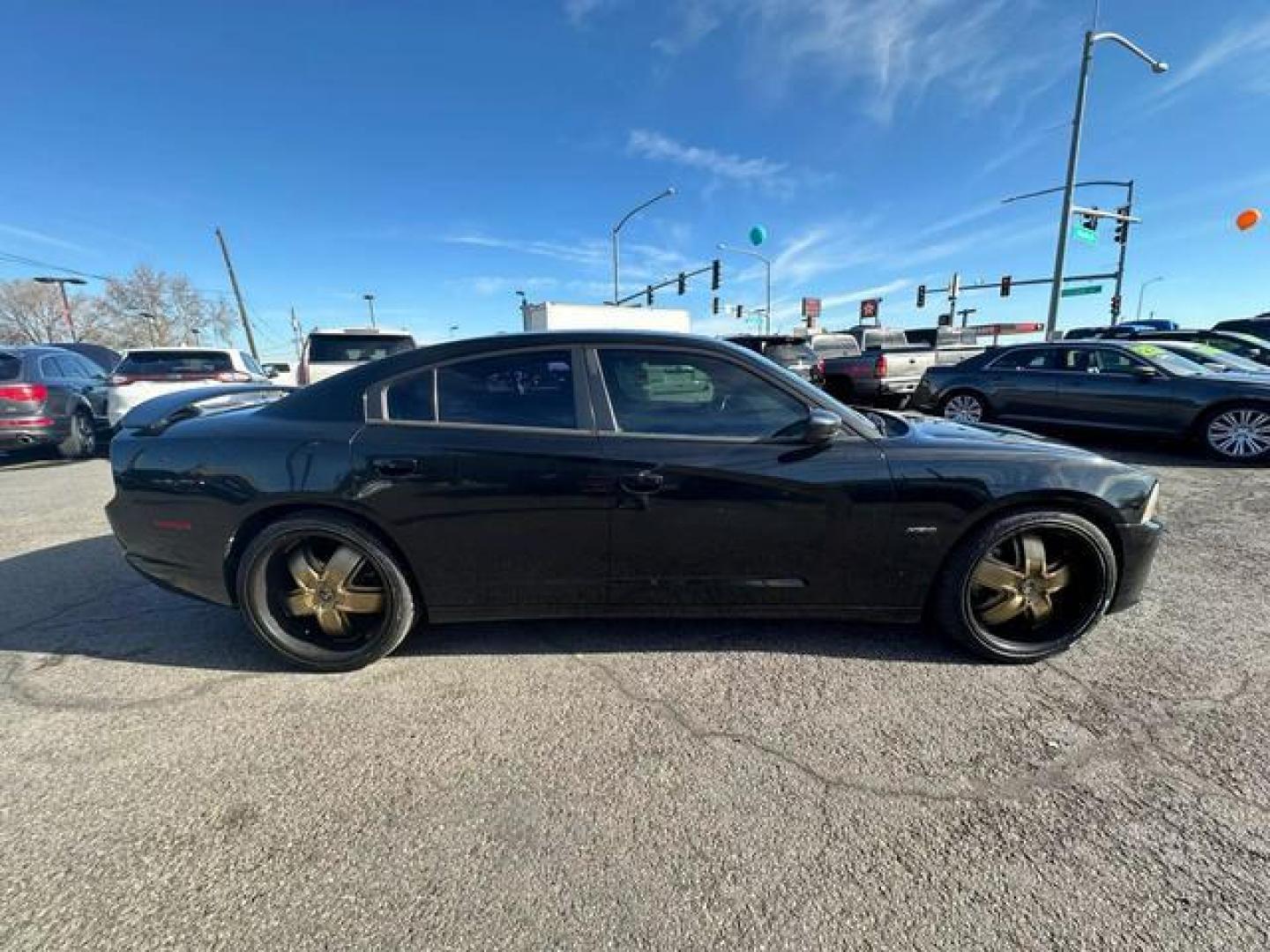 2013 Black Dodge Charger R/T Road/Track Sedan 4D (2C3CDXCT9DH) with an V8, HEMI, 5.7 Liter engine, Automatic, 5-Spd transmission, located at 607 W Columbia Drive, Kennewick, WA, 99336, (509) 987-1069, 46.216743, -119.126404 - Photo#3