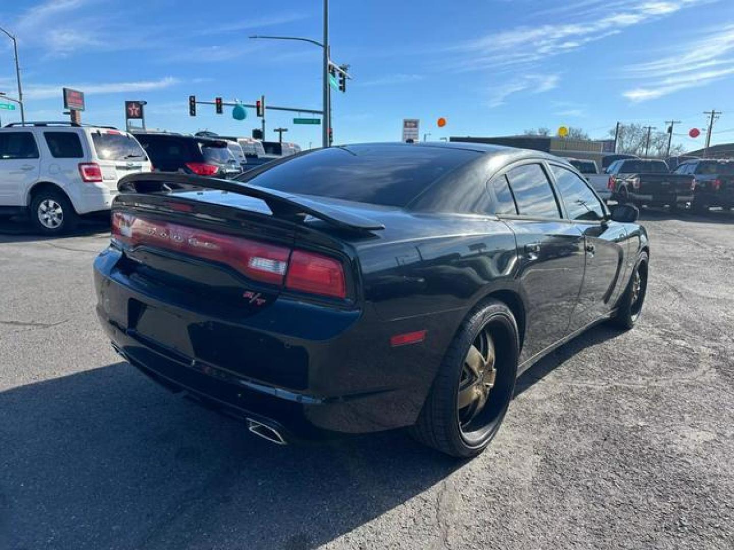 2013 Black Dodge Charger R/T Road/Track Sedan 4D (2C3CDXCT9DH) with an V8, HEMI, 5.7 Liter engine, Automatic, 5-Spd transmission, located at 607 W Columbia Drive, Kennewick, WA, 99336, (509) 987-1069, 46.216743, -119.126404 - Photo#4