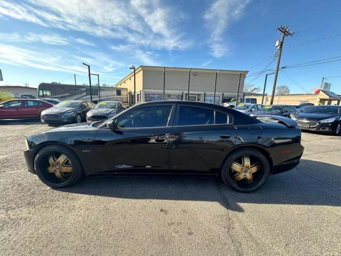 2013 Black Dodge Charger R/T Road/Track Sedan 4D (2C3CDXCT9DH) with an V8, HEMI, 5.7 Liter engine, Automatic, 5-Spd transmission, located at 607 W Columbia Drive, Kennewick, WA, 99336, (509) 987-1069, 46.216743, -119.126404 - Photo#7