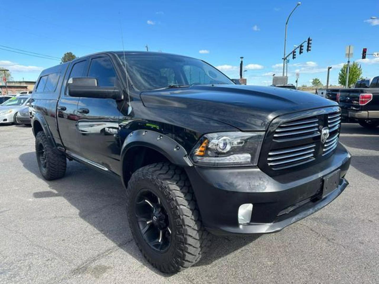 2013 Black /No Color Ram 1500 Quad Cab Sport Pickup 4D 6 1/3 ft (1C6RR7HTXDS) with an V8, HEMI, 5.7 Liter engine, Automatic, 8-Spd transmission, located at 607 W Columbia Drive, Kennewick, WA, 99336, (509) 987-1069, 46.216743, -119.126404 - Photo#2