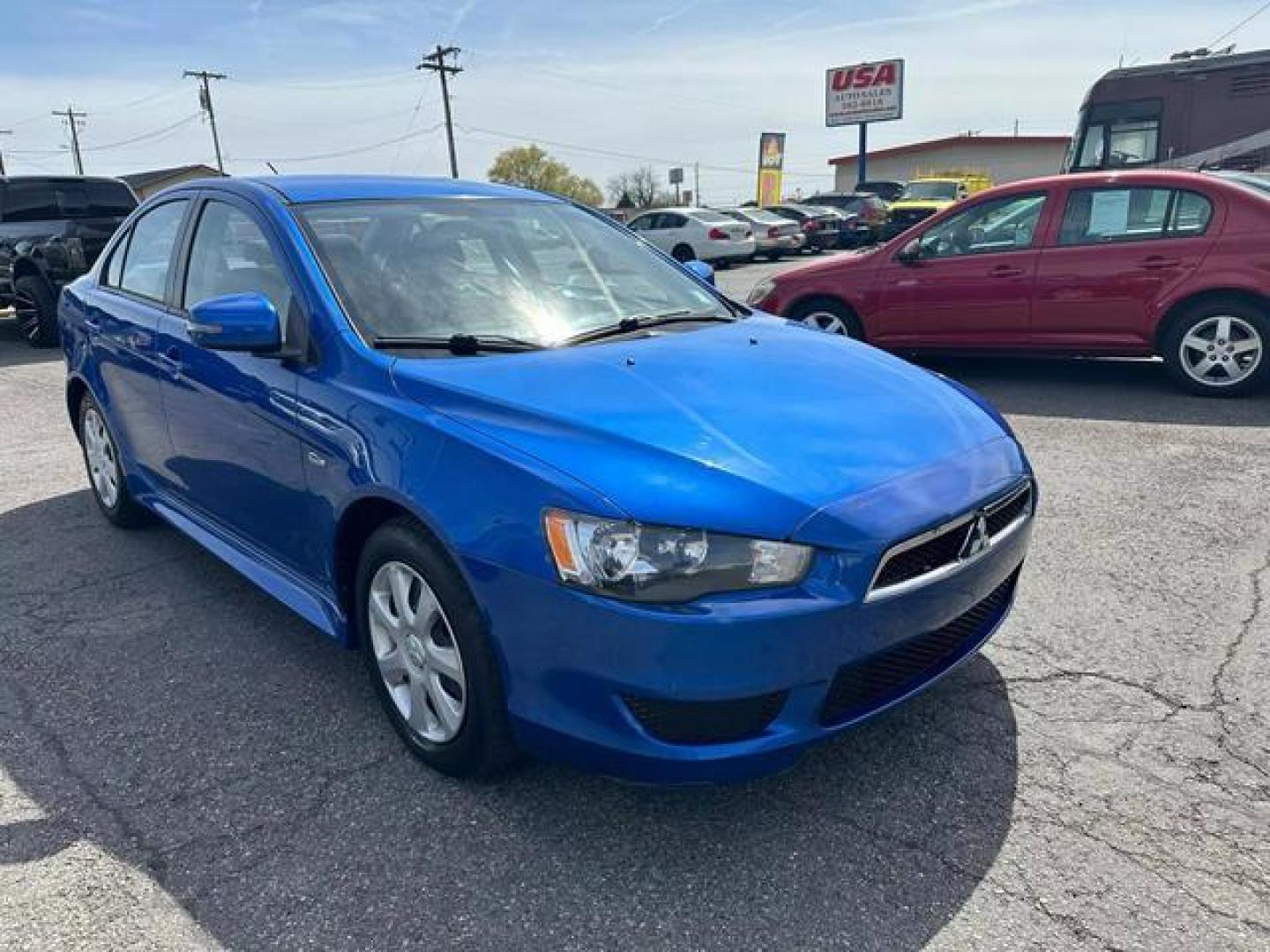 2015 Blue /No Color Mitsubishi Lancer ES Sedan 4D (JA32U2FU1FU) with an 4-Cyl, 2.0 Liter engine, Automatic, CVT transmission, located at 607 W Columbia Drive, Kennewick, WA, 99336, (509) 987-1069, 46.216743, -119.126404 - Photo#2