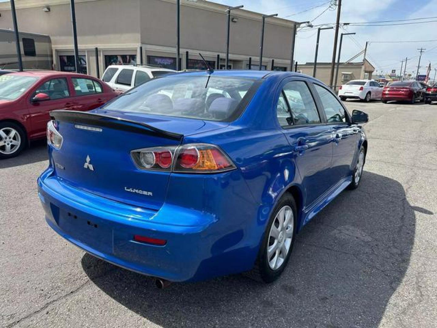 2015 Blue /No Color Mitsubishi Lancer ES Sedan 4D (JA32U2FU1FU) with an 4-Cyl, 2.0 Liter engine, Automatic, CVT transmission, located at 607 W Columbia Drive, Kennewick, WA, 99336, (509) 987-1069, 46.216743, -119.126404 - Photo#4