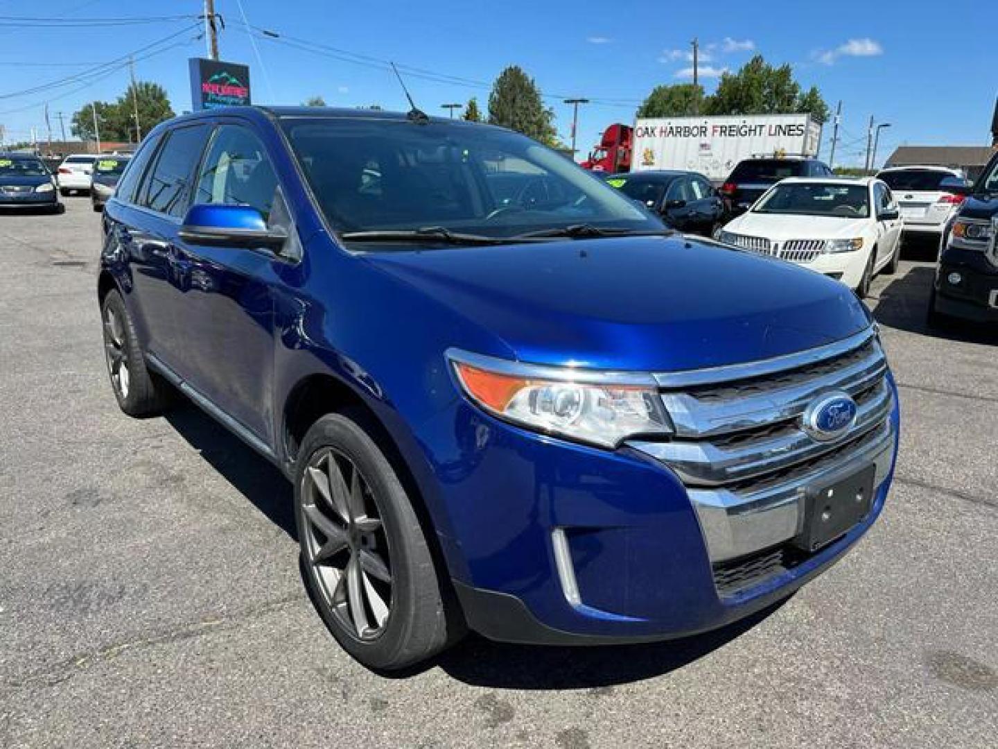 2013 Blue Ford Edge Limited Sport Utility 4D (2FMDK4KC9DB) with an V6, 3.5 Liter engine, Auto, 6-Spd w/SelShft transmission, located at 607 W Columbia Drive, Kennewick, WA, 99336, (509) 987-1069, 46.216743, -119.126404 - Photo#2