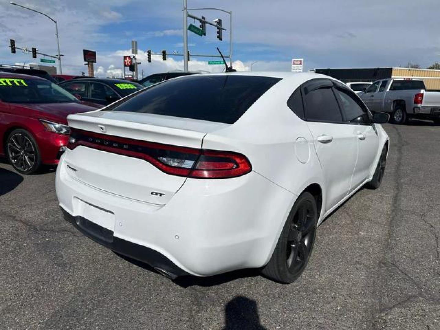 2016 White /No Color Dodge Dart GT Sedan 4D (1C3CDFEB4GD) with an 4-Cyl, MultiAir PZEV 2.4L engine, Manual, 6-Spd transmission, located at 607 W Columbia Drive, Kennewick, WA, 99336, (509) 987-1069, 46.216743, -119.126404 - Photo#4