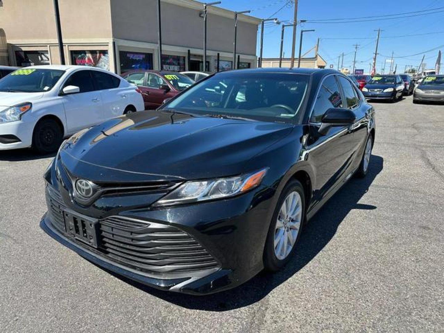 2019 Black Toyota Camry LE Sedan 4D (4T1B11HK1KU) with an 4-Cyl, 2.5 Liter engine, Automatic, 8-Spd w/Sequential Shift transmission, located at 607 W Columbia Drive, Kennewick, WA, 99336, (509) 987-1069, 46.216743, -119.126404 - Photo#0