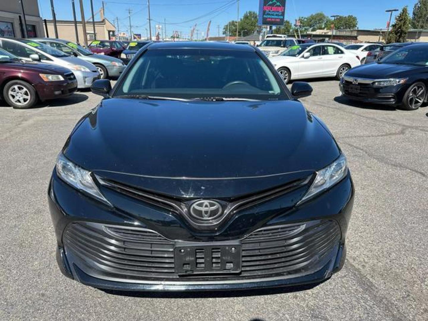 2019 Black Toyota Camry LE Sedan 4D (4T1B11HK1KU) with an 4-Cyl, 2.5 Liter engine, Automatic, 8-Spd w/Sequential Shift transmission, located at 607 W Columbia Drive, Kennewick, WA, 99336, (509) 987-1069, 46.216743, -119.126404 - Photo#1