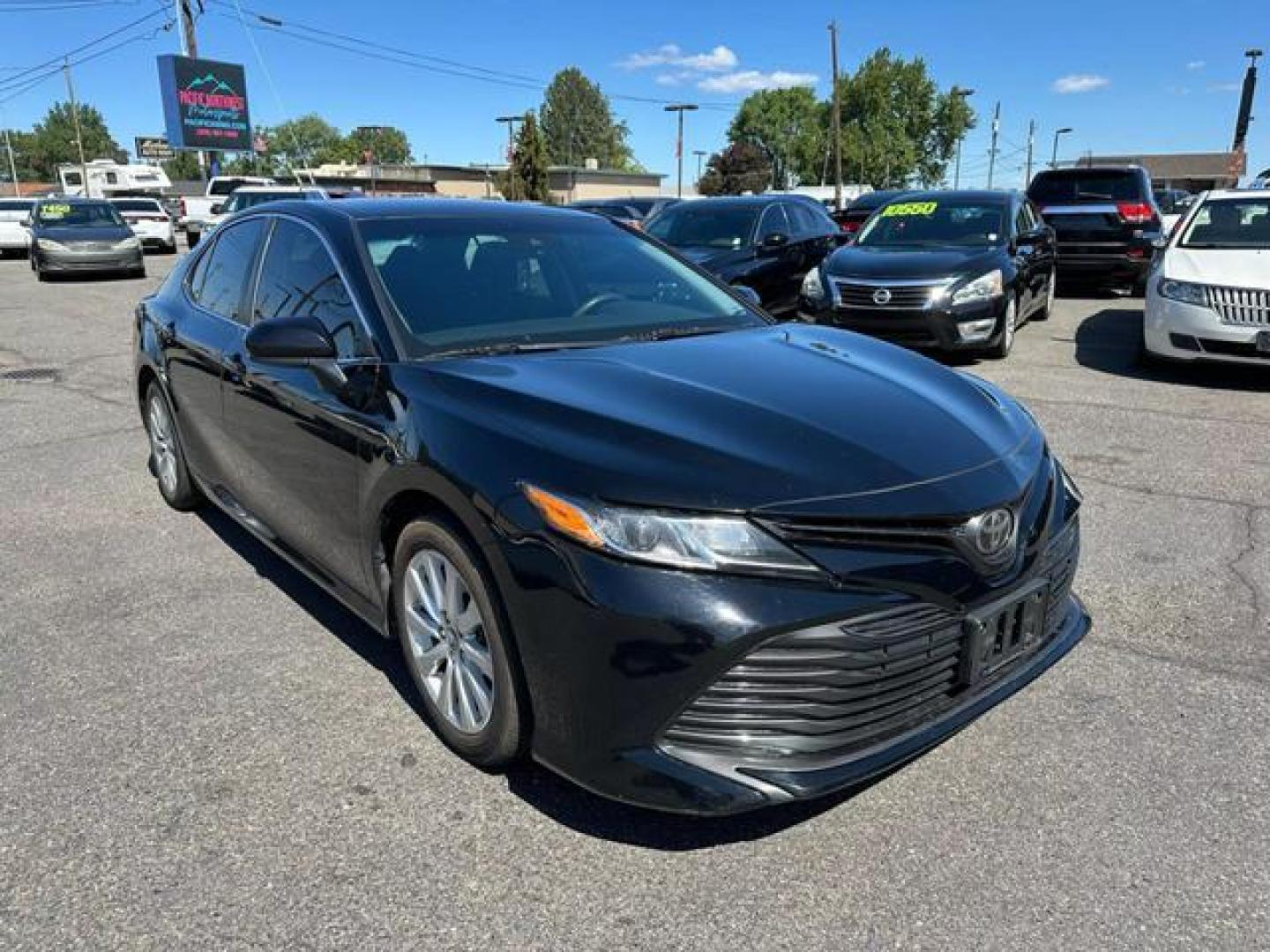 2019 Black Toyota Camry LE Sedan 4D (4T1B11HK1KU) with an 4-Cyl, 2.5 Liter engine, Automatic, 8-Spd w/Sequential Shift transmission, located at 607 W Columbia Drive, Kennewick, WA, 99336, (509) 987-1069, 46.216743, -119.126404 - Photo#2