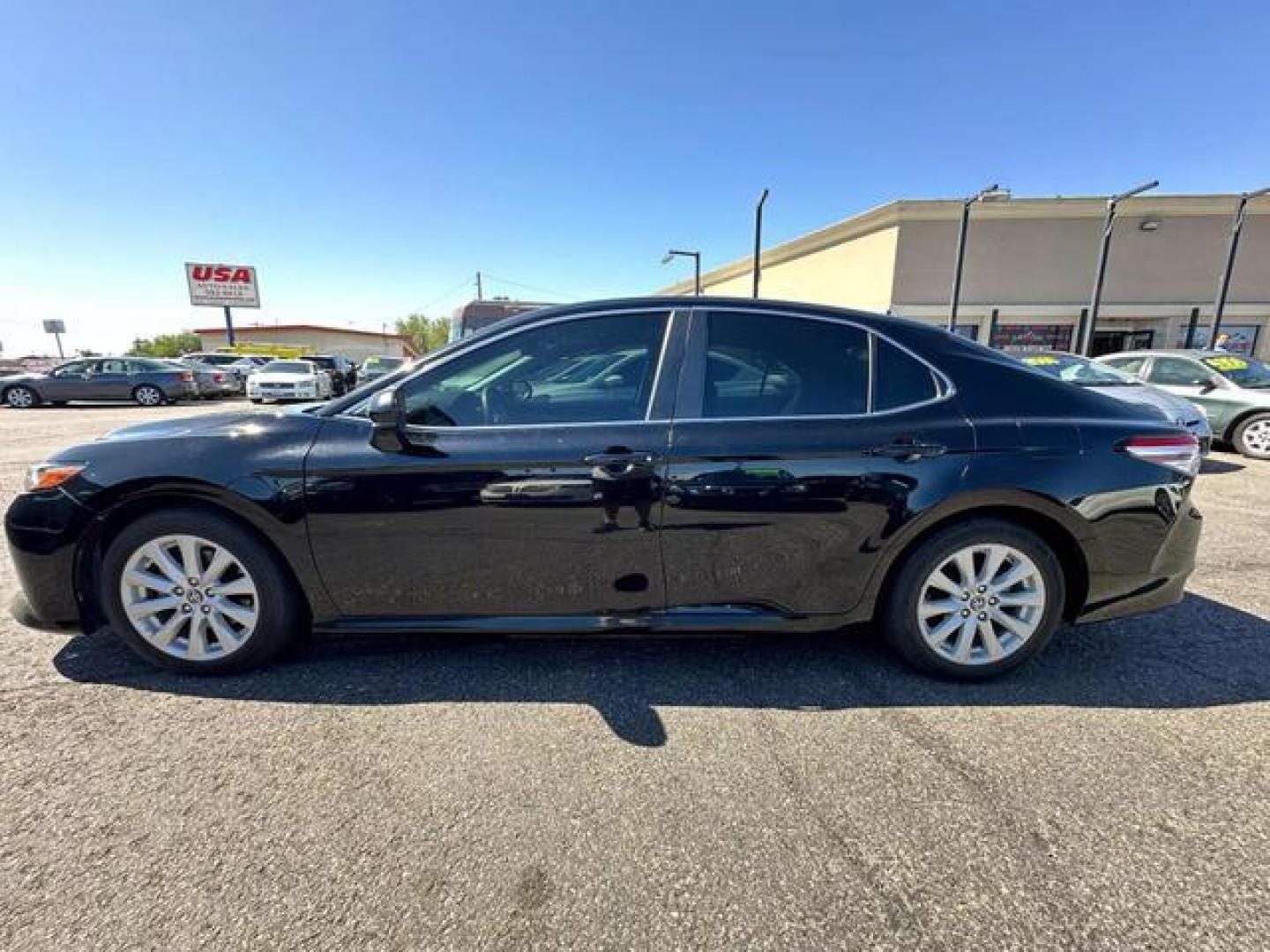 2019 Black Toyota Camry LE Sedan 4D (4T1B11HK1KU) with an 4-Cyl, 2.5 Liter engine, Automatic, 8-Spd w/Sequential Shift transmission, located at 607 W Columbia Drive, Kennewick, WA, 99336, (509) 987-1069, 46.216743, -119.126404 - Photo#7