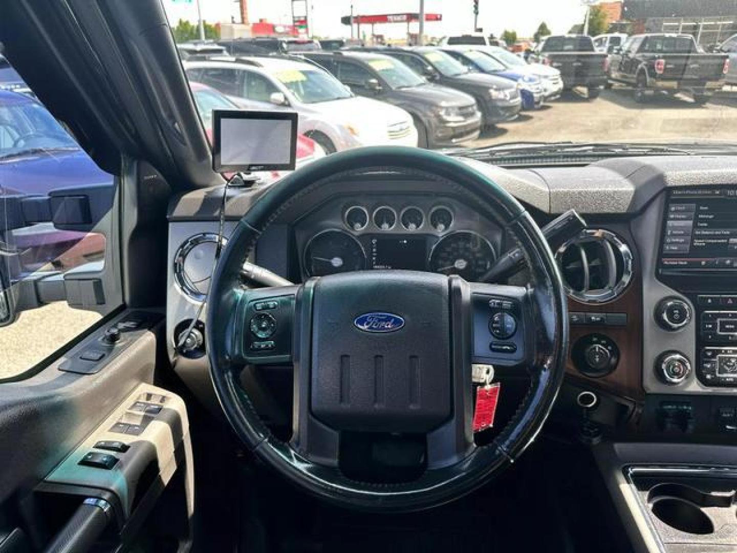 2013 Red /No Color Ford F350 Super Duty Crew Cab Lariat Pickup 4D 6 3/4 ft (1FT8W3BT1DE) with an V8, Turbo Diesel, 6.7 Liter engine, Auto HD 6-Spd SelectShift transmission, located at 607 W Columbia Drive, Kennewick, WA, 99336, (509) 987-1069, 46.216743, -119.126404 - Photo#11