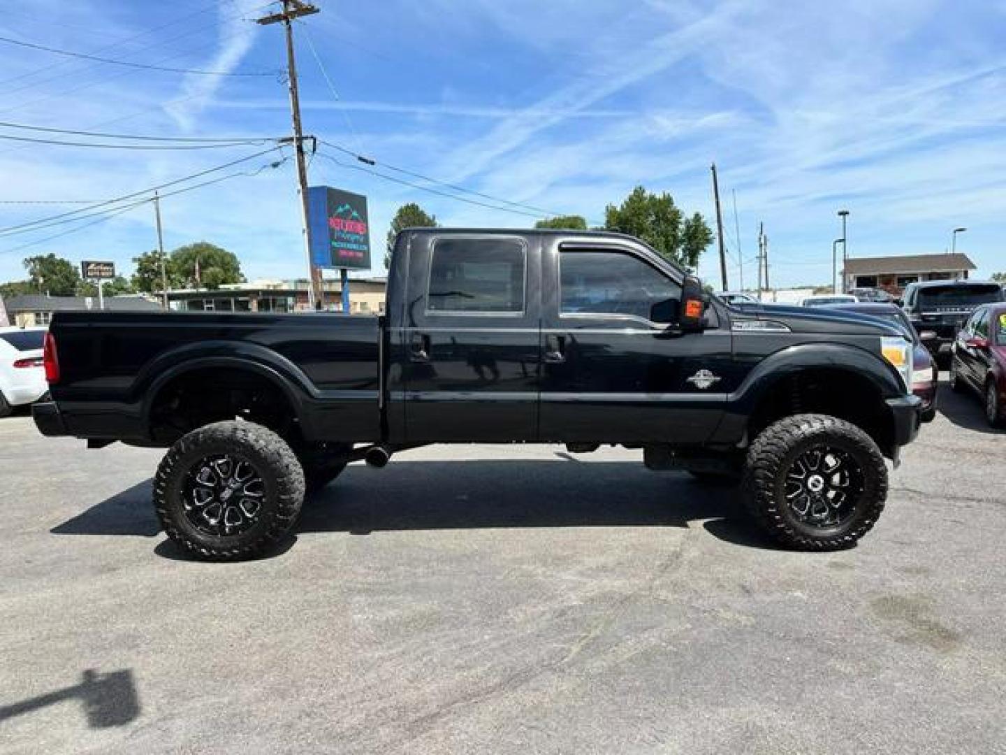 2013 Red /No Color Ford F350 Super Duty Crew Cab Lariat Pickup 4D 6 3/4 ft (1FT8W3BT1DE) with an V8, Turbo Diesel, 6.7 Liter engine, Auto HD 6-Spd SelectShift transmission, located at 607 W Columbia Drive, Kennewick, WA, 99336, (509) 987-1069, 46.216743, -119.126404 - Photo#3