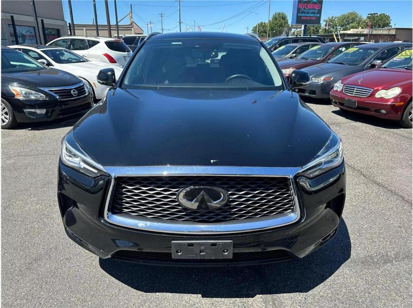 2019 Black /No Color Infiniti QX50 Essential Sport Utility 4D (3PCAJ5M10KF) with an 4-Cyl, Turbo, 2.0 Liter engine, Automatic, Xtronic CVT transmission, located at 607 W Columbia Drive, Kennewick, WA, 99336, (509) 987-1069, 46.216743, -119.126404 - Photo#1