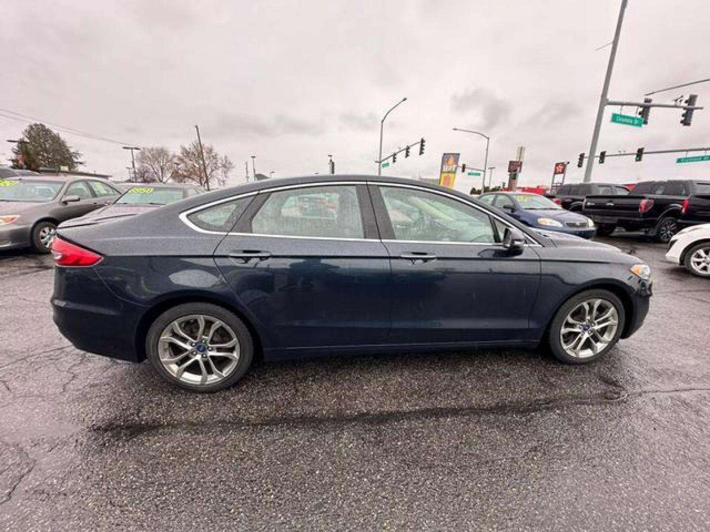 2020 Blue Ford Fusion Titanium Hybrid Sedan 4D (3FA6P0RU3LR) , Automatic, eCVT transmission, located at 607 W Columbia Drive, Kennewick, WA, 99336, (509) 987-1069, 46.216743, -119.126404 - Photo#3