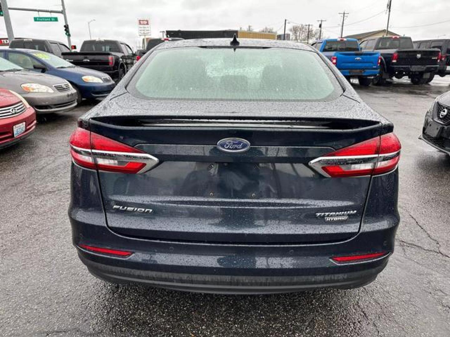 2020 Blue Ford Fusion Titanium Hybrid Sedan 4D (3FA6P0RU3LR) , Automatic, eCVT transmission, located at 607 W Columbia Drive, Kennewick, WA, 99336, (509) 987-1069, 46.216743, -119.126404 - Photo#5