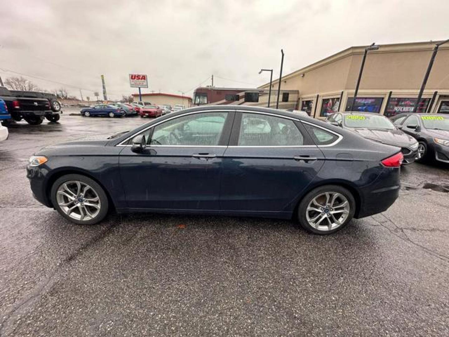 2020 Blue Ford Fusion Titanium Hybrid Sedan 4D (3FA6P0RU3LR) , Automatic, eCVT transmission, located at 607 W Columbia Drive, Kennewick, WA, 99336, (509) 987-1069, 46.216743, -119.126404 - Photo#7