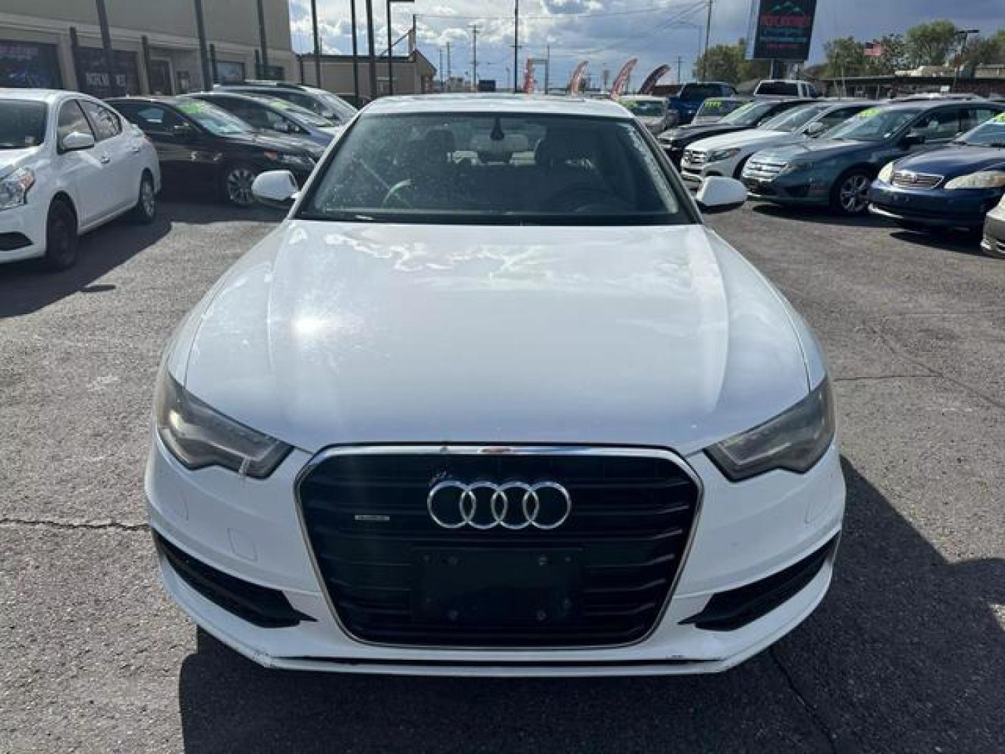 2012 White /No Color Audi A6 3.0T Quattro Premium Sedan 4D (WAUBGAFC7CN) with an V6, Supercharged, 3.0 Liter engine, Auto, 8-Spd Tiptronic transmission, located at 607 W Columbia Drive, Kennewick, WA, 99336, (509) 987-1069, 46.216743, -119.126404 - Photo#1