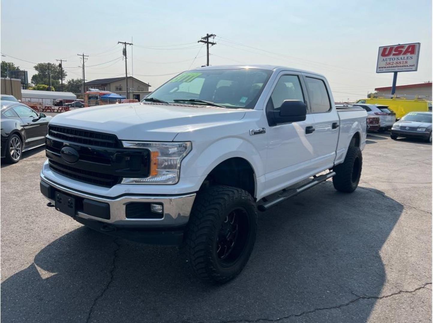 2018 White /No Color Ford F150 SuperCrew Cab (1FTFW1E58JF) with an V8, Flex Fuel, 5.0 Liter engine, Auto, 10-Spd Spt Mode transmission, located at 607 W Columbia Drive, Kennewick, WA, 99336, (509) 987-1069, 46.216743, -119.126404 - Photo#0