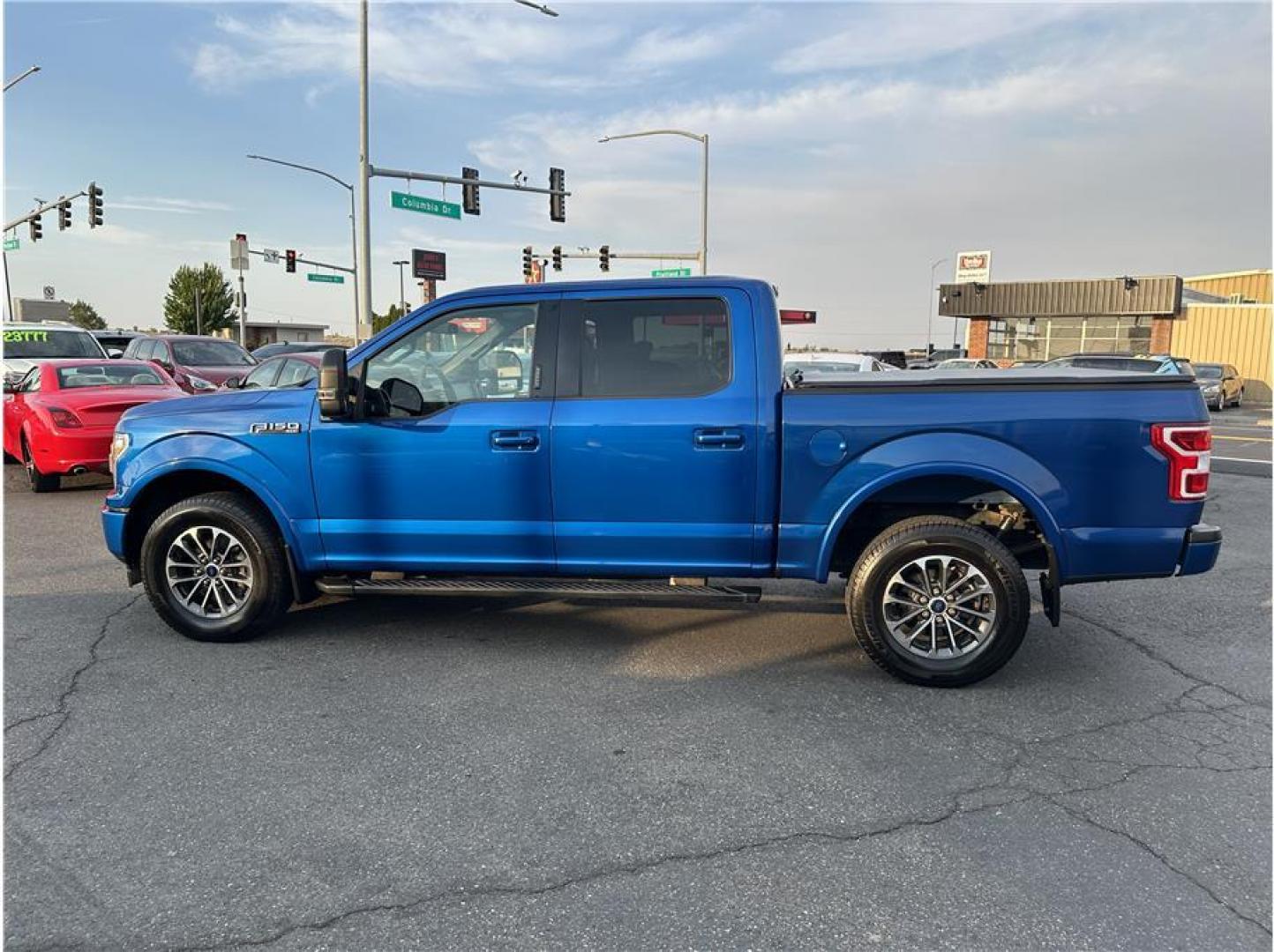 2018 Blue /No Color Ford F150 SuperCrew Cab (1FTEW1EG3JK) with an V6, EcoBoost, TT, 3.5L engine, Auto, 10-Spd Spt Mode transmission, located at 607 W Columbia Drive, Kennewick, WA, 99336, (509) 987-1069, 46.216743, -119.126404 - Photo#7