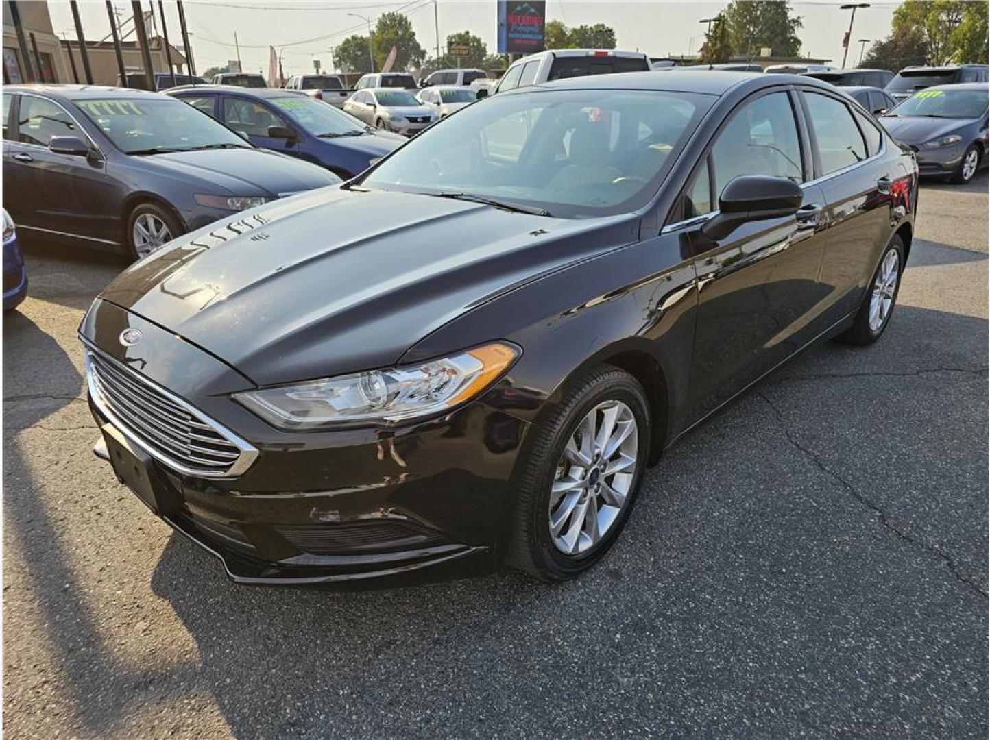 2017 Black /No Color Ford Fusion (3FA6P0G70HR) with an 4-Cyl, 2.5 Liter engine, Auto, 6-Spd SelectShift transmission, located at 607 W Columbia Drive, Kennewick, WA, 99336, (509) 987-1069, 46.216743, -119.126404 - Photo#0