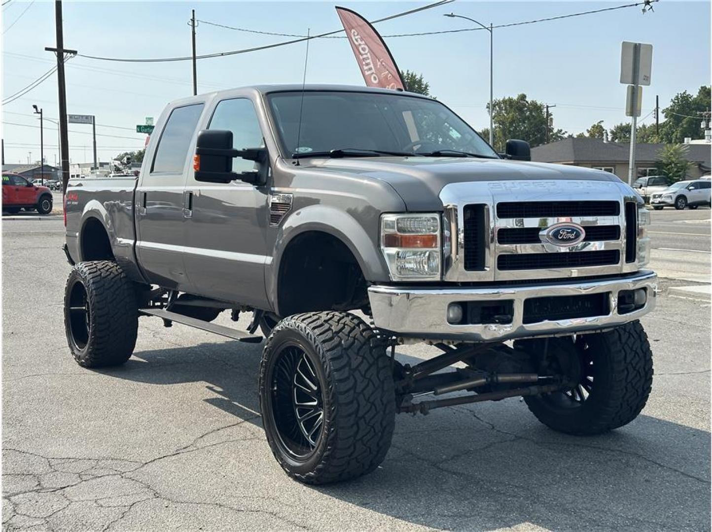 2008 Gray /No Color Ford F250 Super Duty Crew Cab (1FTSW21R28E) with an V8, Turbo Dsl 6.4L engine, Automatic, 5-Spd w/Overdrive transmission, located at 607 W Columbia Drive, Kennewick, WA, 99336, (509) 987-1069, 46.216743, -119.126404 - Photo#2