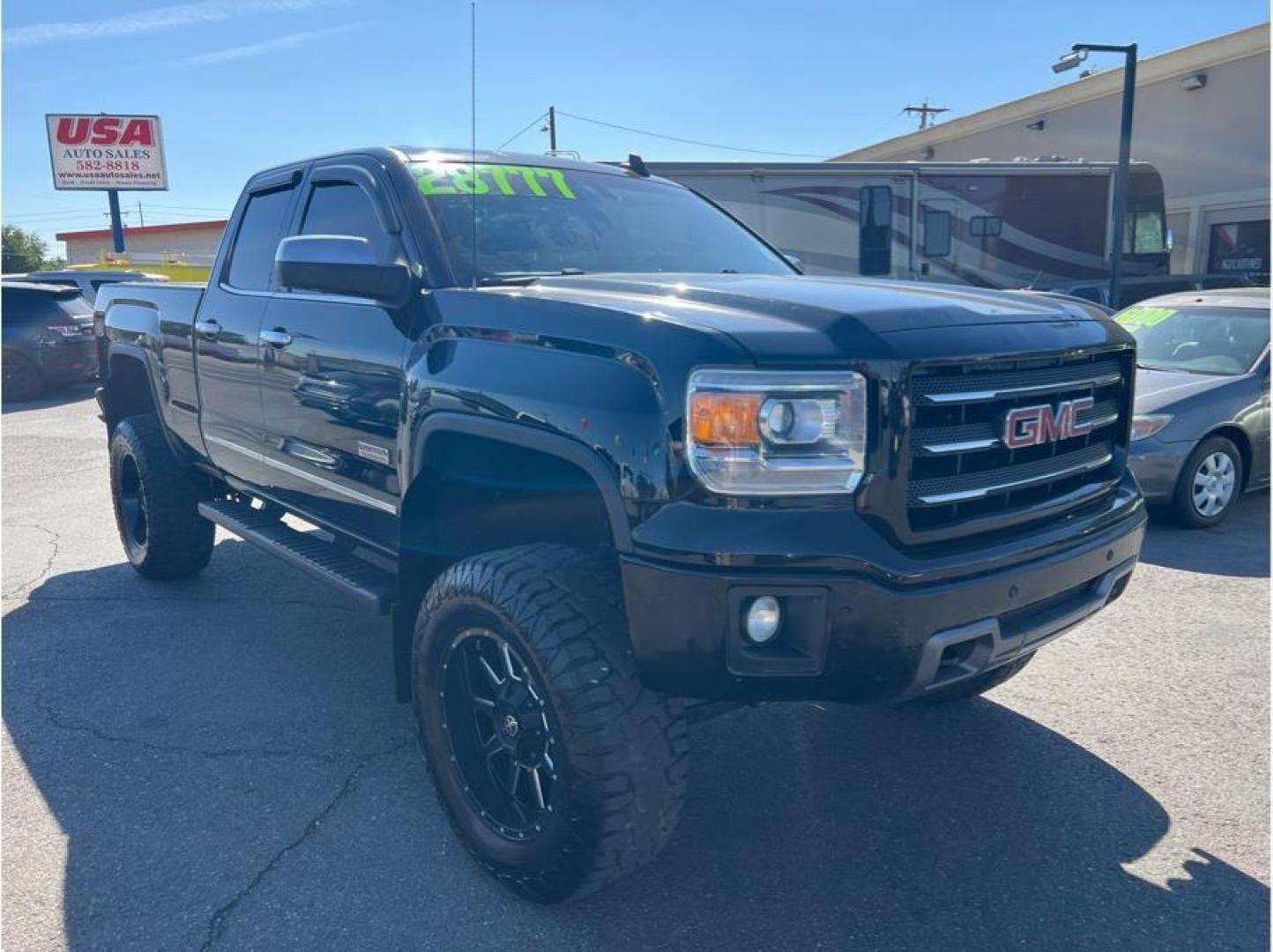 2015 Black /No Color GMC Sierra 1500 Double Cab (1GTV2VEC9FZ) with an V8, EcoTec3, 5.3L engine, Automatic, 6-Spd HD w/Overdrive transmission, located at 607 W Columbia Drive, Kennewick, WA, 99336, (509) 987-1069, 46.216743, -119.126404 - Photo#2