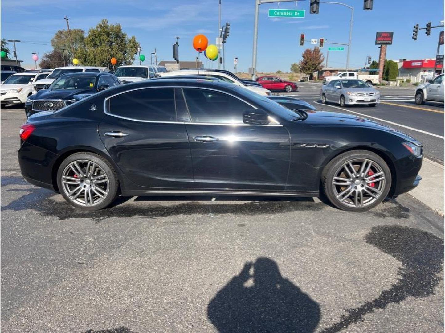 2017 Black /No Color Maserati Ghibli (ZAM57XSA6H1) with an V6, Twin Turbo, 3.0 Liter engine, Auto, 8-Spd Manual transmission, located at 607 W Columbia Drive, Kennewick, WA, 99336, (509) 987-1069, 46.216743, -119.126404 - Photo#1