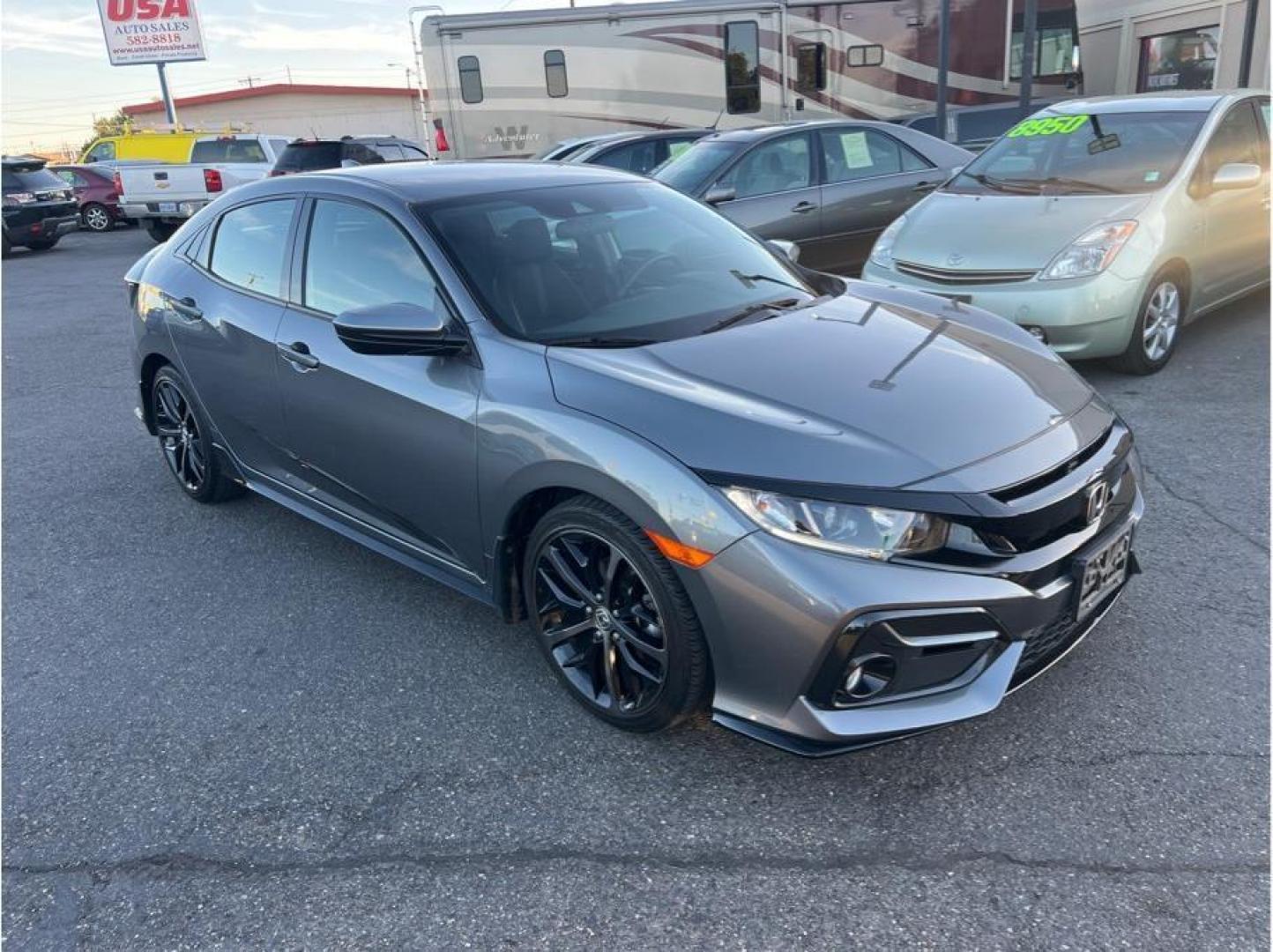 2021 Gray /No Color Honda Civic (SHHFK7H47MU) with an 4-Cyl, Turbo, 1.5 Liter engine, Automatic, CVT transmission, located at 607 W Columbia Drive, Kennewick, WA, 99336, (509) 987-1069, 46.216743, -119.126404 - Photo#2