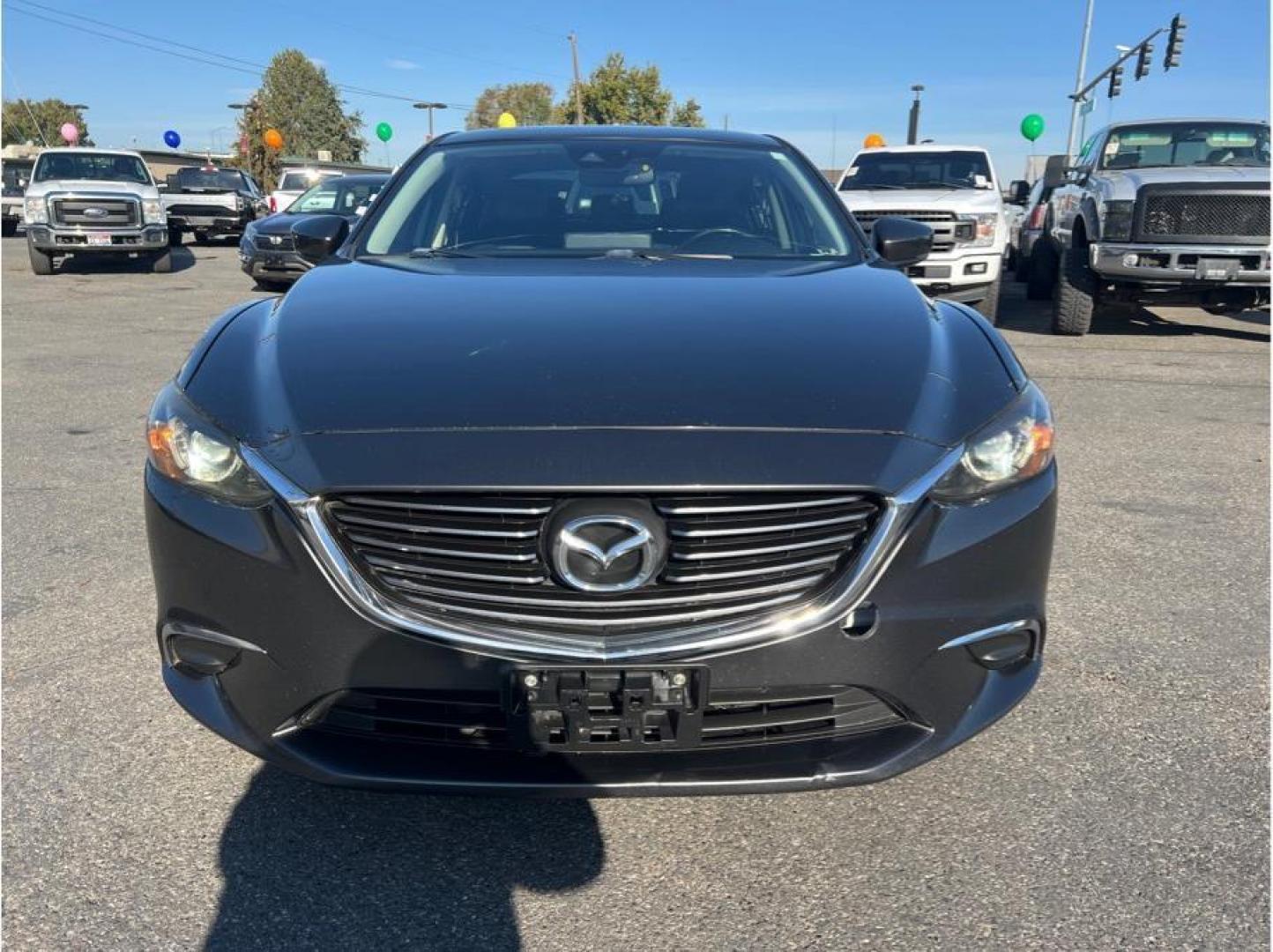 2017 Gray /No Color Mazda MAZDA6 (JM1GL1V54H1) with an 4-Cyl PZEV SKYACTIV-G 2.5L engine, Auto, 6-Spd Spt Manual transmission, located at 607 W Columbia Drive, Kennewick, WA, 99336, (509) 987-1069, 46.216743, -119.126404 - Photo#1