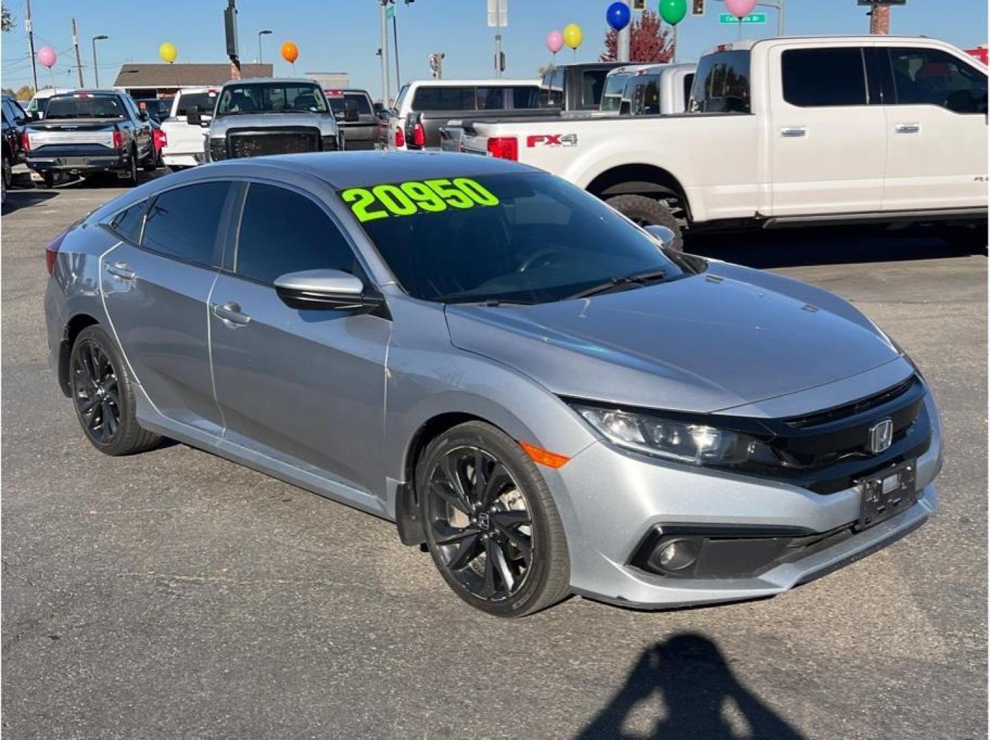 2020 Gray /No Color Honda Civic (19XFC2F84LE) with an 4-Cyl, i-VTEC, 2.0 Liter engine, Automatic, CVT transmission, located at 607 W Columbia Drive, Kennewick, WA, 99336, (509) 987-1069, 46.216743, -119.126404 - Photo#2