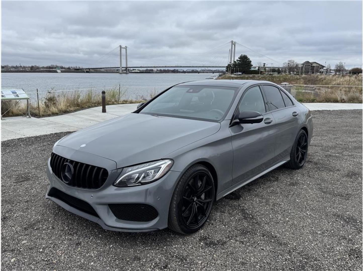 2017 Gray /No Color Mercedes-benz Mercedes-AMG C-Class (55SWF6EB5HU) with an V6, Twin Turbo, 3.0 Liter engine, Auto, 9-Spd 9G-Tronic transmission, located at 607 W Columbia Drive, Kennewick, WA, 99336, (509) 987-1069, 46.216743, -119.126404 - Photo#0