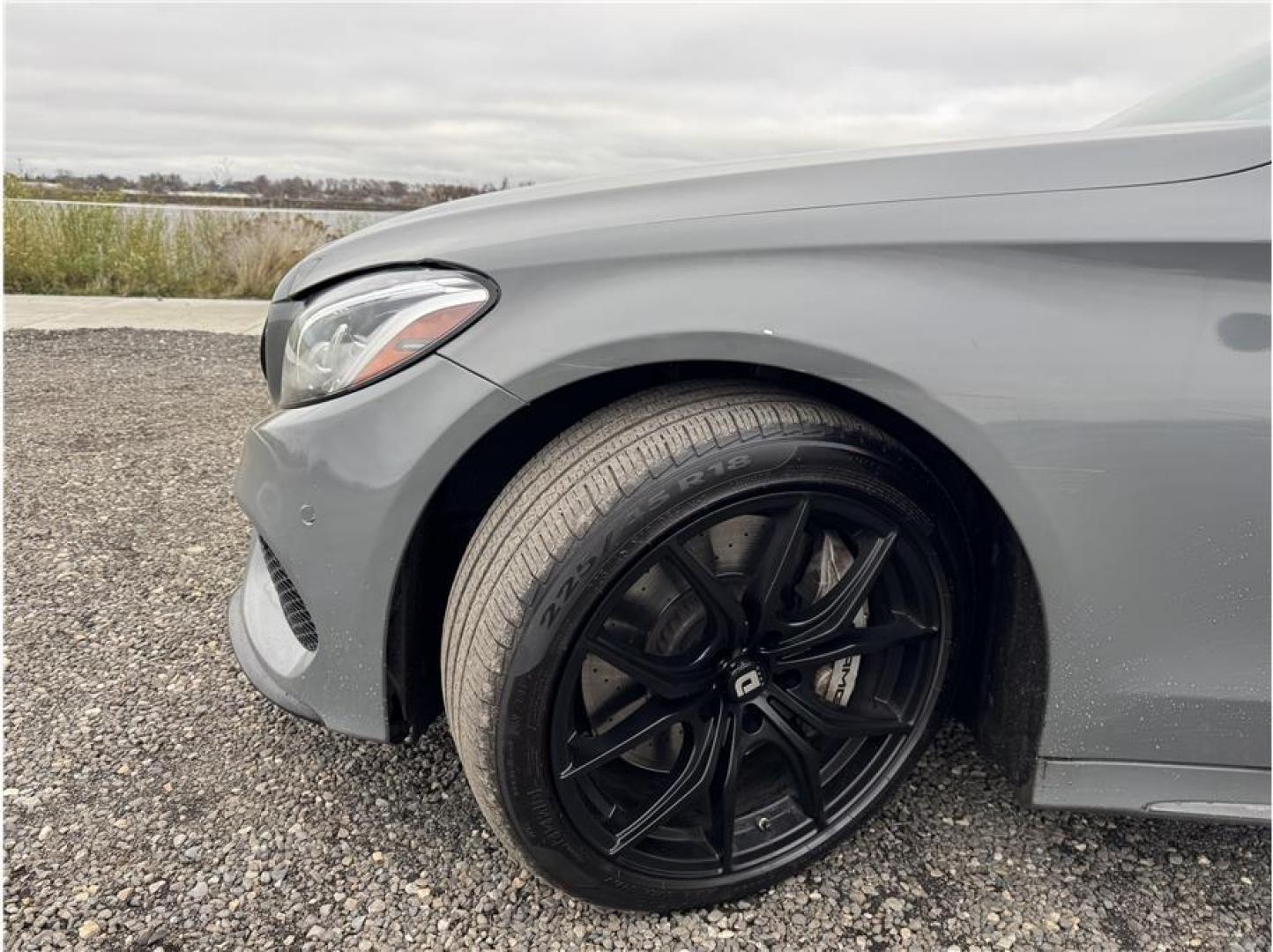 2017 Gray /No Color Mercedes-benz Mercedes-AMG C-Class (55SWF6EB5HU) with an V6, Twin Turbo, 3.0 Liter engine, Auto, 9-Spd 9G-Tronic transmission, located at 607 W Columbia Drive, Kennewick, WA, 99336, (509) 987-1069, 46.216743, -119.126404 - Photo#17