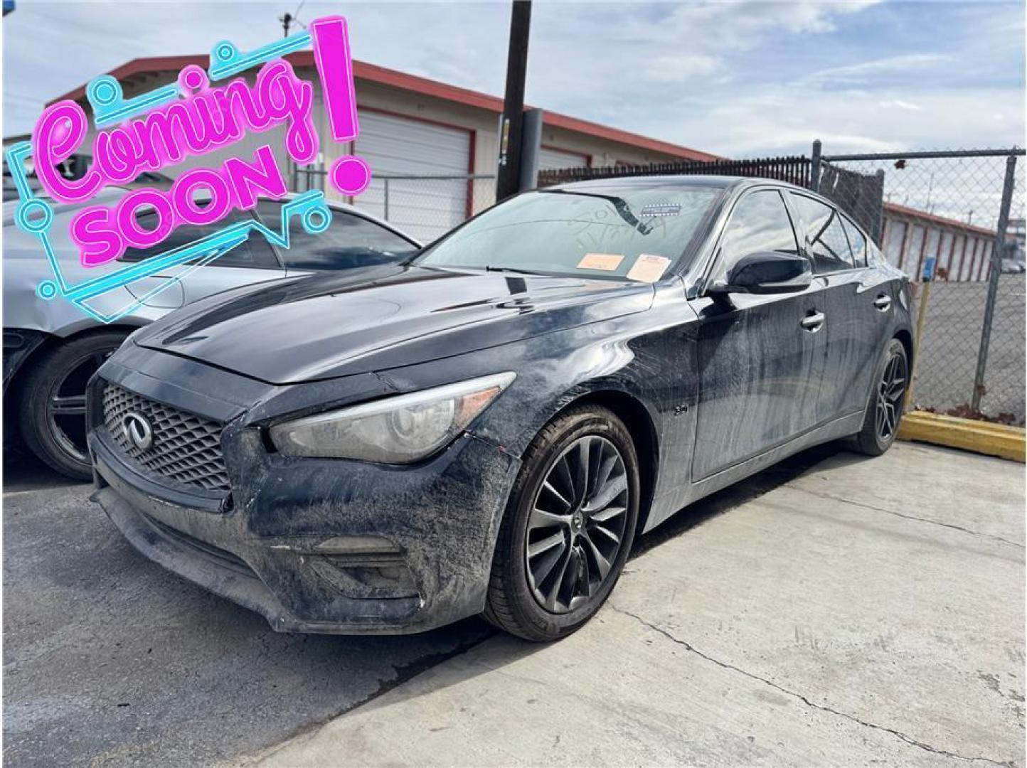 2019 Black /No Color Infiniti Q50 (JN1EV7AR0KM) with an V6, Twin Turbo, 3.0 Liter engine, Automatic, 7-Spd w/Sport Mode and Downshift Rev Matching transmission, located at 607 W Columbia Drive, Kennewick, WA, 99336, (509) 987-1069, 46.216743, -119.126404 - Photo#0